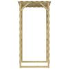 Vidaxl Pergola Ogrodowa Z Daszkiem, 100X90X200 Cm, Drewno Sosnowe