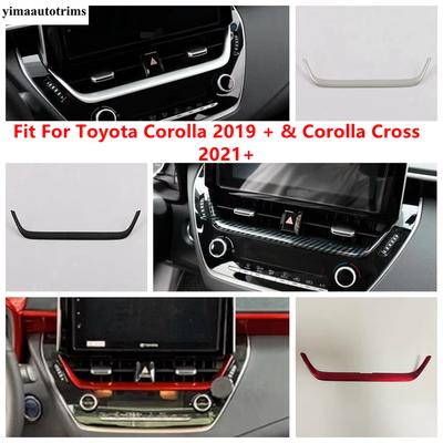 Central Air AC Vent Navigation Strip Warning Light Cover Trim Accessories For Toyota Corolla  + & Corolla Cross  - 2025
