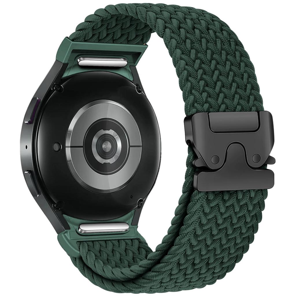 Straps For Galaxy Watch 4 classic/5 Pro/6 classic/7/FE 44mm 40mm 45 43 47 Parachute Braided Bracelet correa Galaxy watch 7 Band