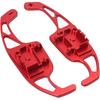 Car Steering Wheel Paddles, for Passat B6 B7 CC 2011-2015 Aluminum Paddle Car Steering Wheel Extension Shifters Red
