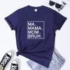 Ma Mama Mom Bruh Tshirt Funny Mommy Gift Shirt Casual Mothers Day Tee Shirt Top