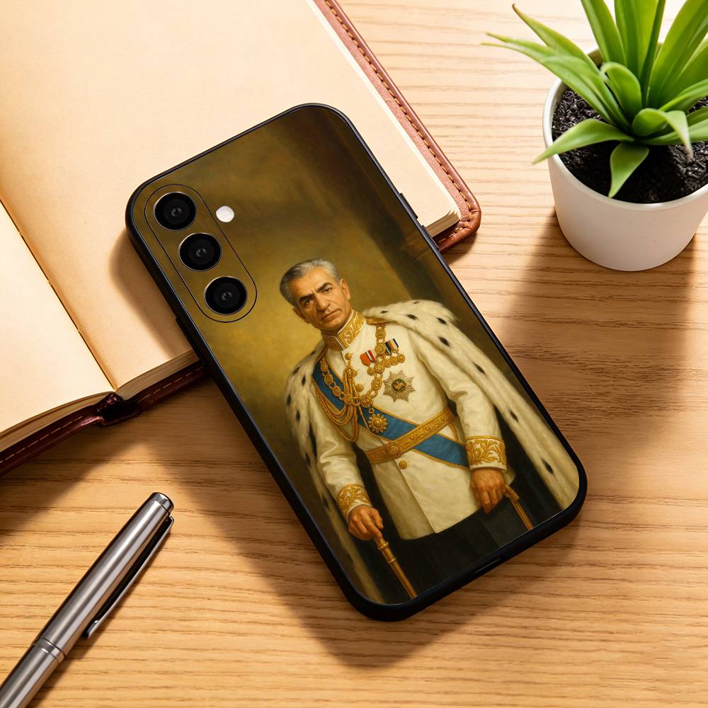 

Mohammad R-Reza Pahlavi-I Phone Case For Samsung Galaxy A73,A72,A71,A70,A53,A52,A51,Others Soft Black Cover Samsung a40