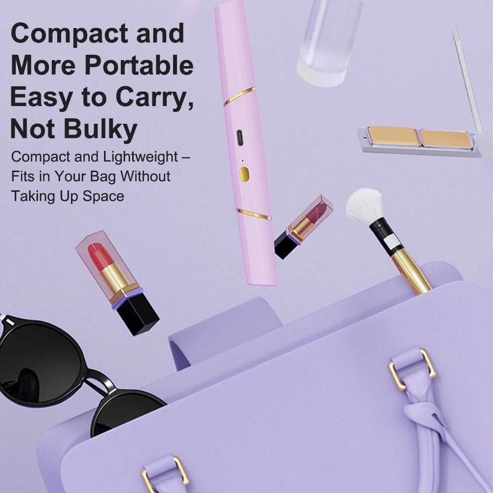 Portable Electric Hair Remover Battery Powered Peach Fuzz Shaver Tool Eyebrow Trimmers  Cheeks