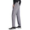 Anta Solid Color Drawstring High Waist Straight Leg Sports Pants Men Pants Gray 152247512S-2