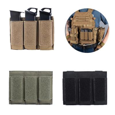 Taktische Triple Pistole Mag Pouch Militär Pistole Munition Tasche Airsoft Magazin Tasche für Glock M1911 92F Magazine 40mm Granate