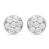Earrings - LUXENTER - Luxenter Circle - 925 Sterling Silver - Multicolored Pearls and Zirconias - Rhodium/18K Gold Plated