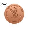 Pet Water Bowl Accessory Copper Disc Purification for Dog, 4-Inch Diameter Pure Disc, Slimy Scale Removal with 3-Point Support Dog Dispenser
