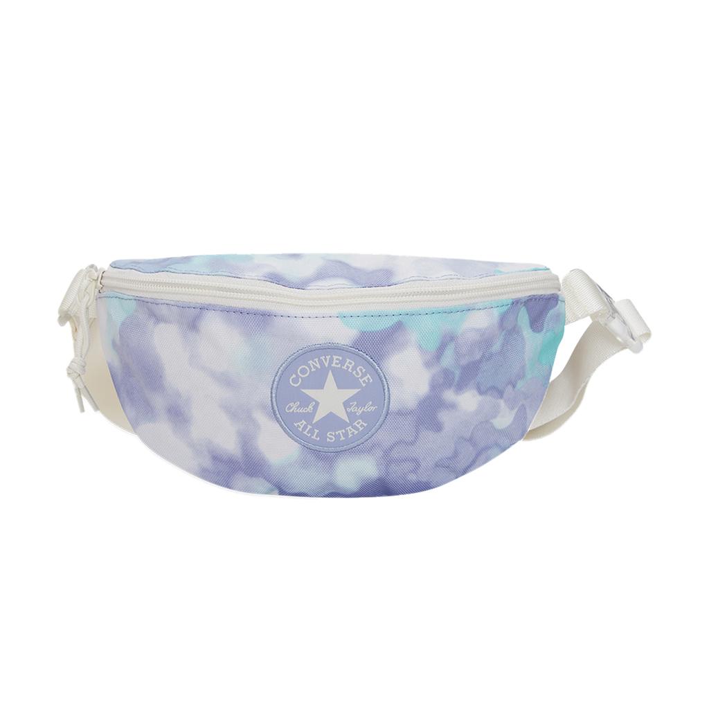 New Converse Polyester Sling Bag, Crossbody Bag, Fanny Pack Unisex Light Blue Purple 10022528-A03