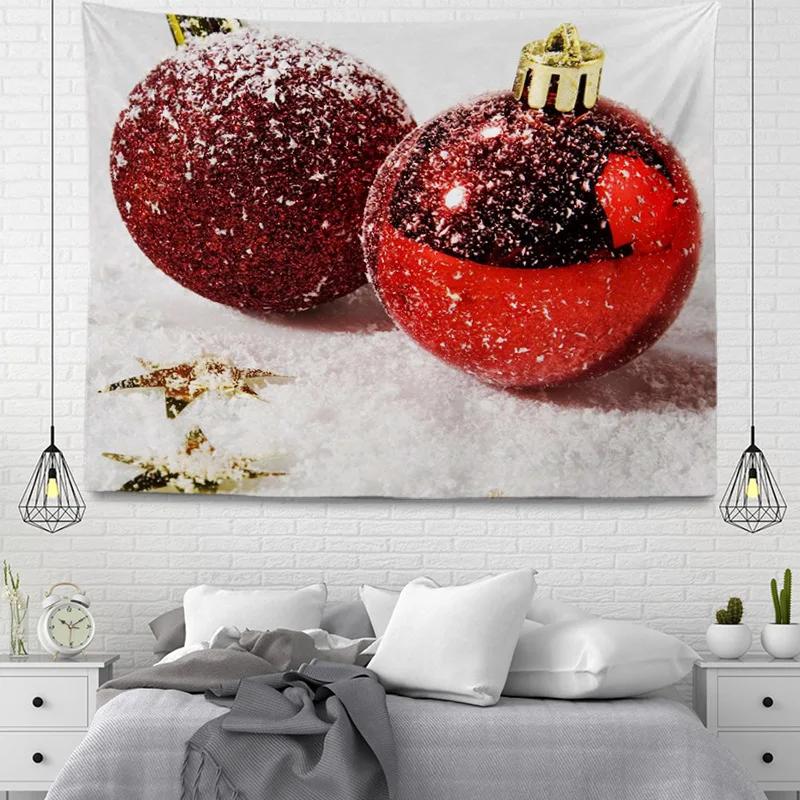 Hängende Wandteppiche aus Stoff im weihnachtlichen Stil