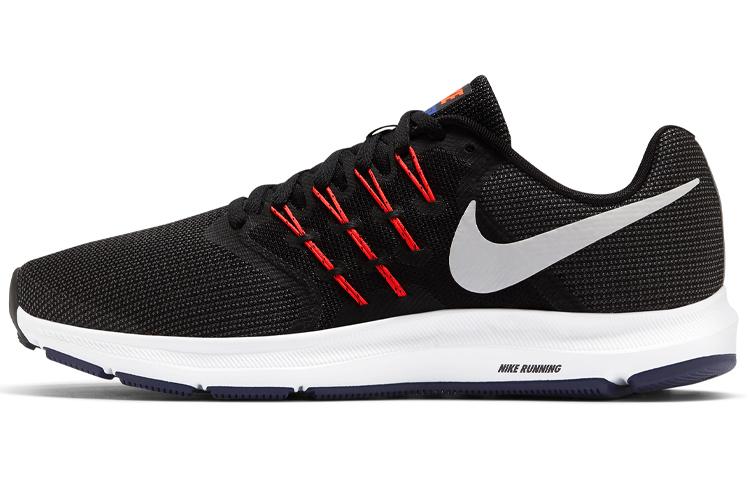 Nike Run Swift Shock Absorption Non Slip Low Tops Sports Black Red  Black  908989-005 44.5