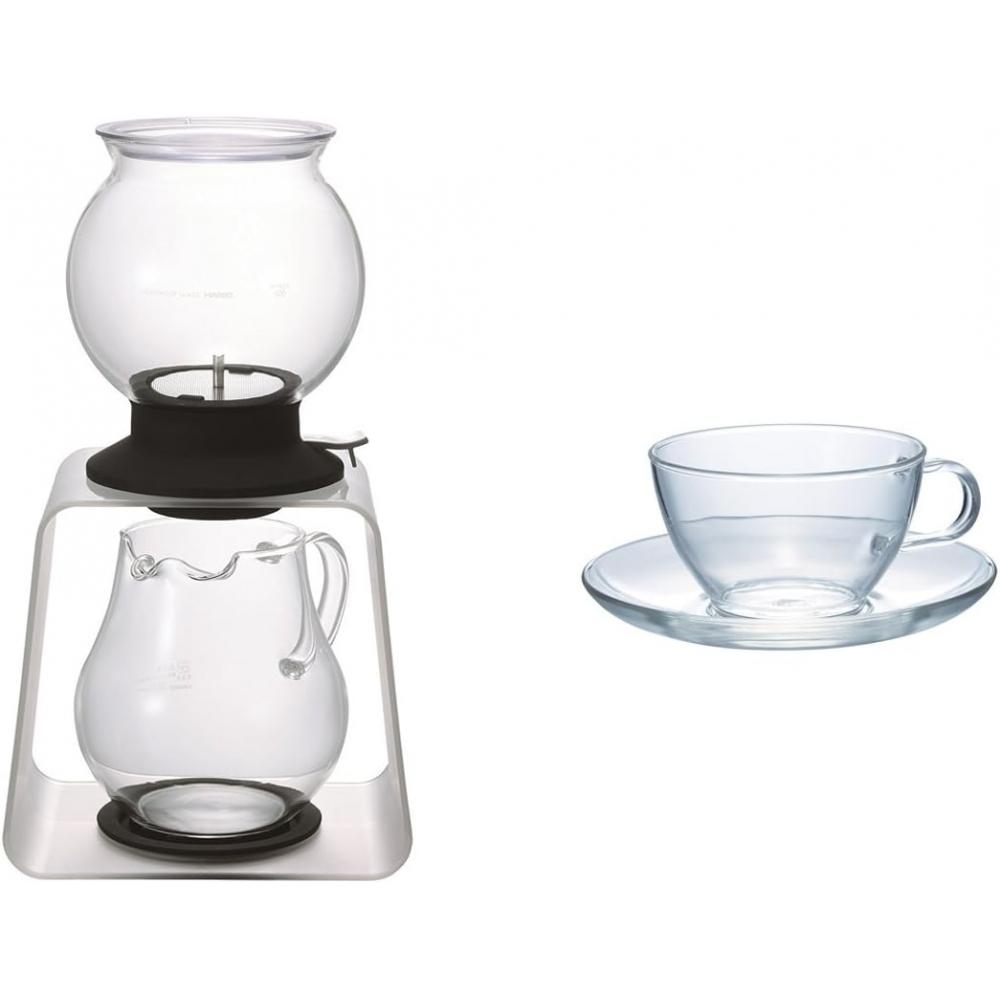 [buy Set] Hario  Hario  Tea Dripper Largo Stand Set + Heat Resistant Tea Cup   Saucer 230ml Set Tea Cup   Saucer Set