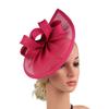 Elegant Kentucky Derby Mesh Hat In Natural Party Hairpieces Fashion Headwear Accessory for Picnics and Beach Outings