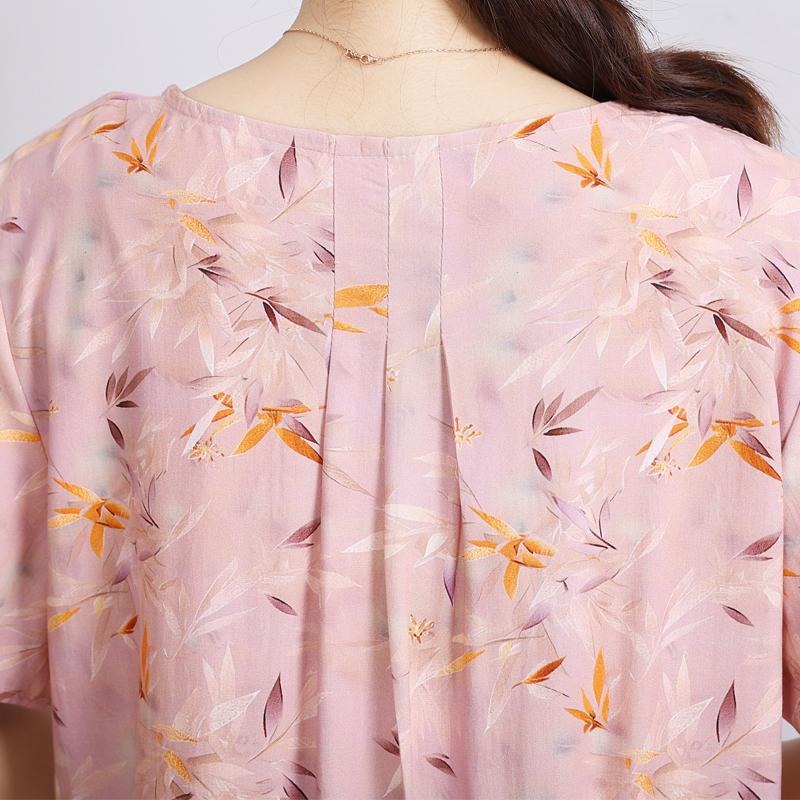 Elegant Woman Summer Dress Casual Loose Short Sleeve Long Dresses Plus Size Woman Clothing