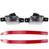 A28G-Brake Light Reversing Tail Warming Signal Reflector Lamp For VW Tiguan 2009-2017 Car Rear Bumper