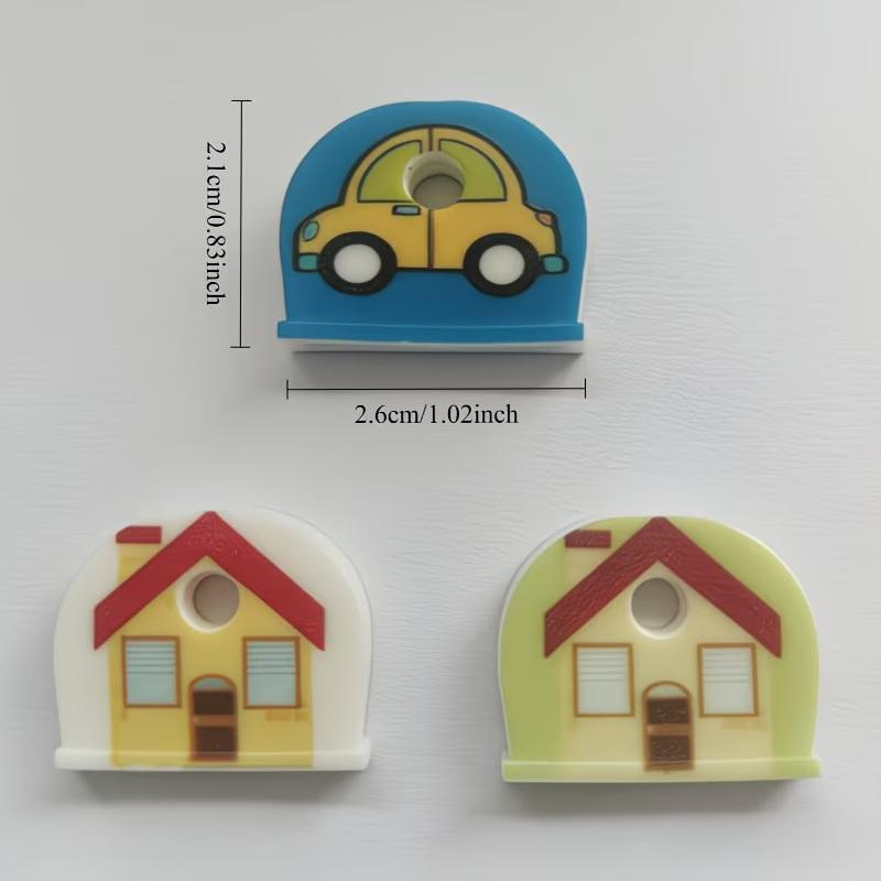 5/10/20 Piezas Cubierta Protectora de Silicona para Llaves Decoraciones para Llaves Organizador de Llaves Identificadores Flexibles Adecuado para Todo Tipo de Llaves de Puerta
