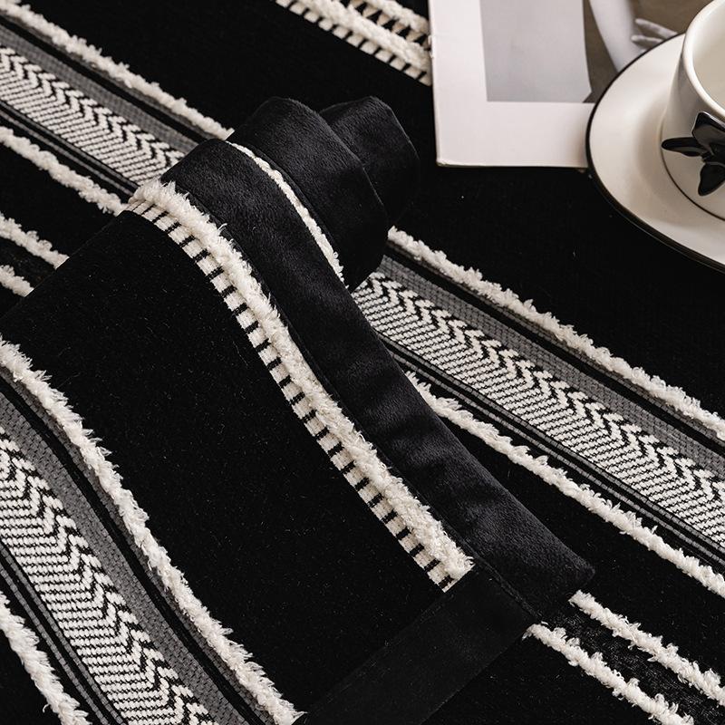 Sofa Cushion, Universal Non-Slip In All Seasons, Straight Row Sofa Seat Cushion, Cover Cloth, Antique High-End Sofa Cover Towel