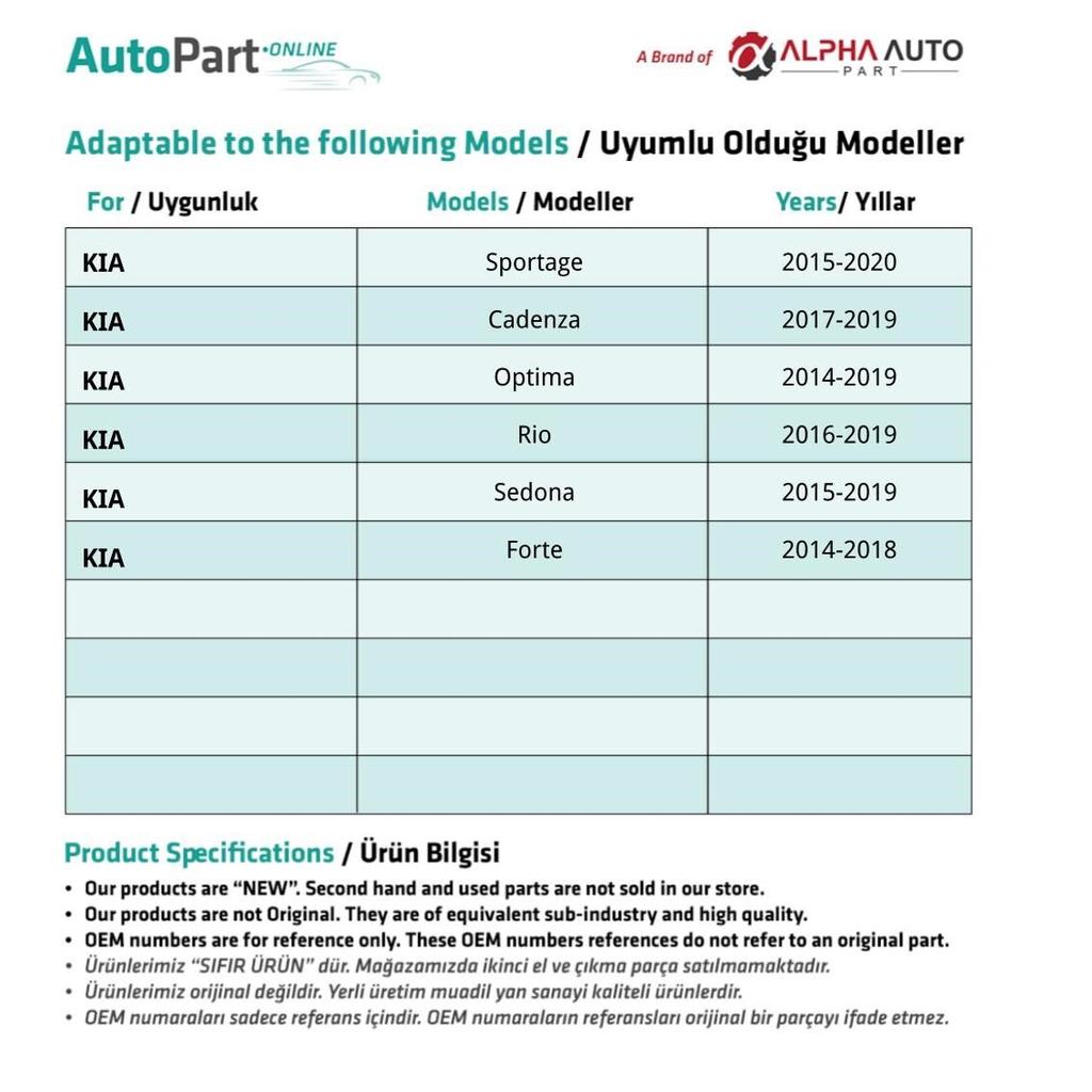 Hood Clip for Hyundai, Kia