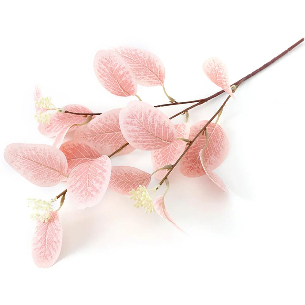 Artificial Eucalyptus Leaf With Fruit Plants Branch Photo Props Simulated Flower Arrangement DIY Wedding Flower Home Decor