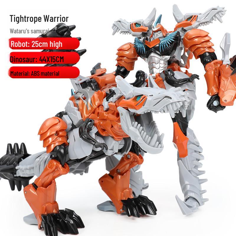 

Toy Transforming T-Rex Triceratops with Weapons Robot Dinosaur [8839-5] Dinosaur