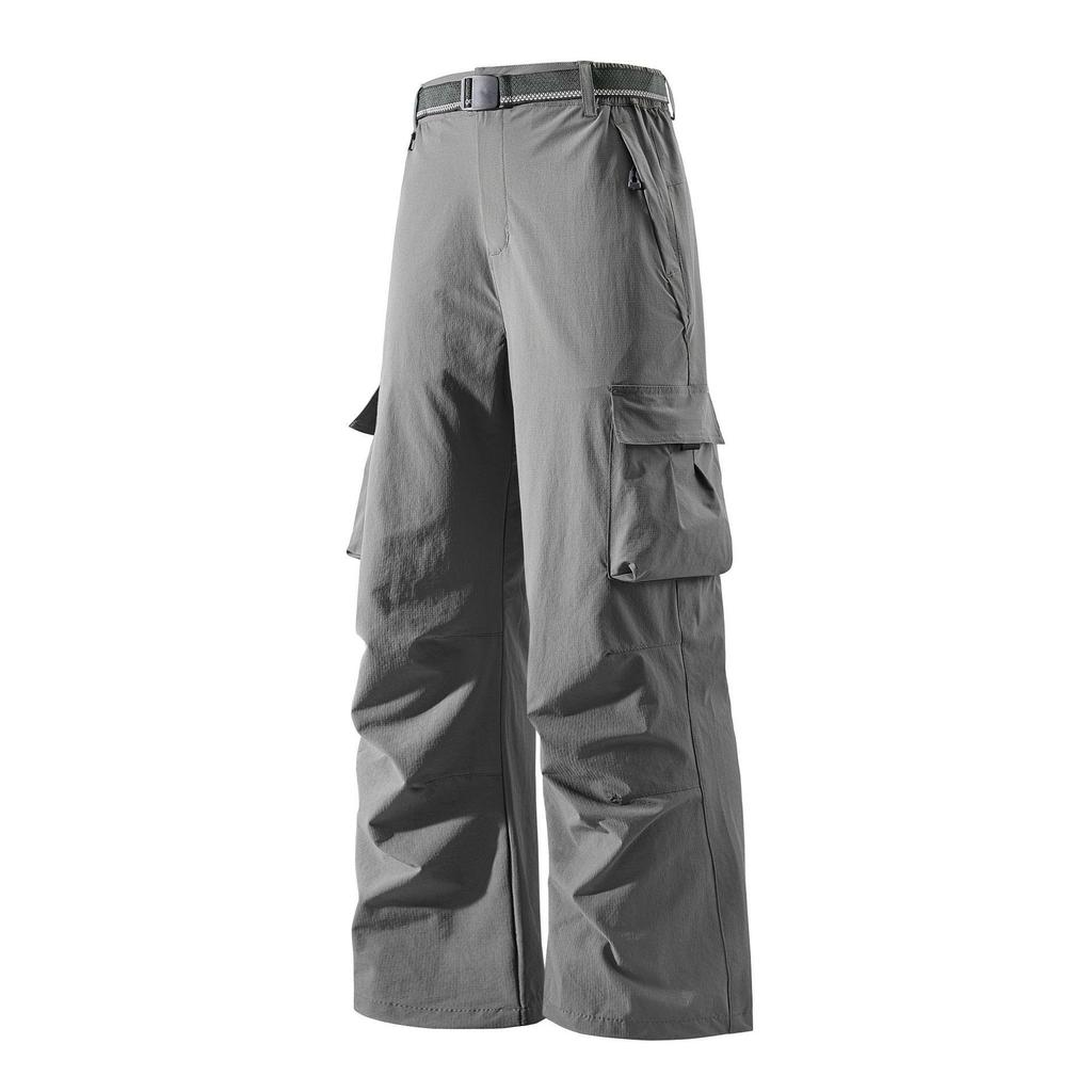 2025 Men's Modern Multi-Pocket Wide-Leg Casual Sports Pants