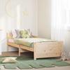 Bed Frame with Headboard Brown 80 x 200 cm Engineered Wood