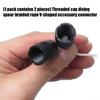 Spearfishing Connector Spear Connection Accessories Wishbone Latex Tube Adapter Fishing Tool Wear Resistant 14mm Thread
