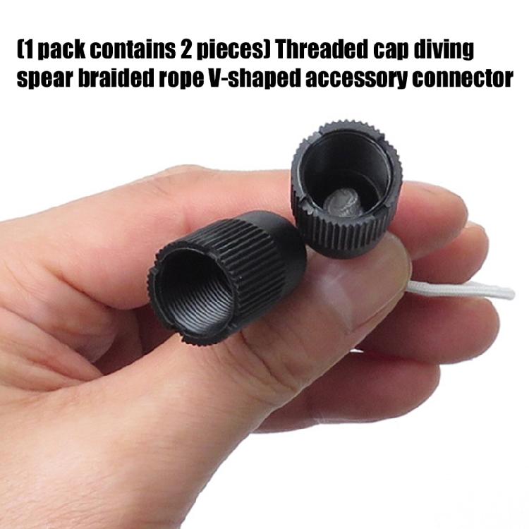 Spearfishing Connector Spear Connection Accessories Wishbone Latex Tube Adapter Fishing Tool Wear Resistant 14mm Thread