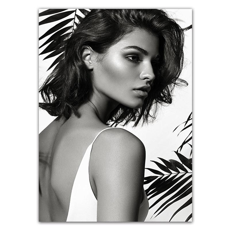 

Скандинавский холст с ананасом для девочек, черный, белый цвет, настенное искусство, скандинавское украшение, минималистичная картина, декор для гостиной HD2769 21x30cm no frame