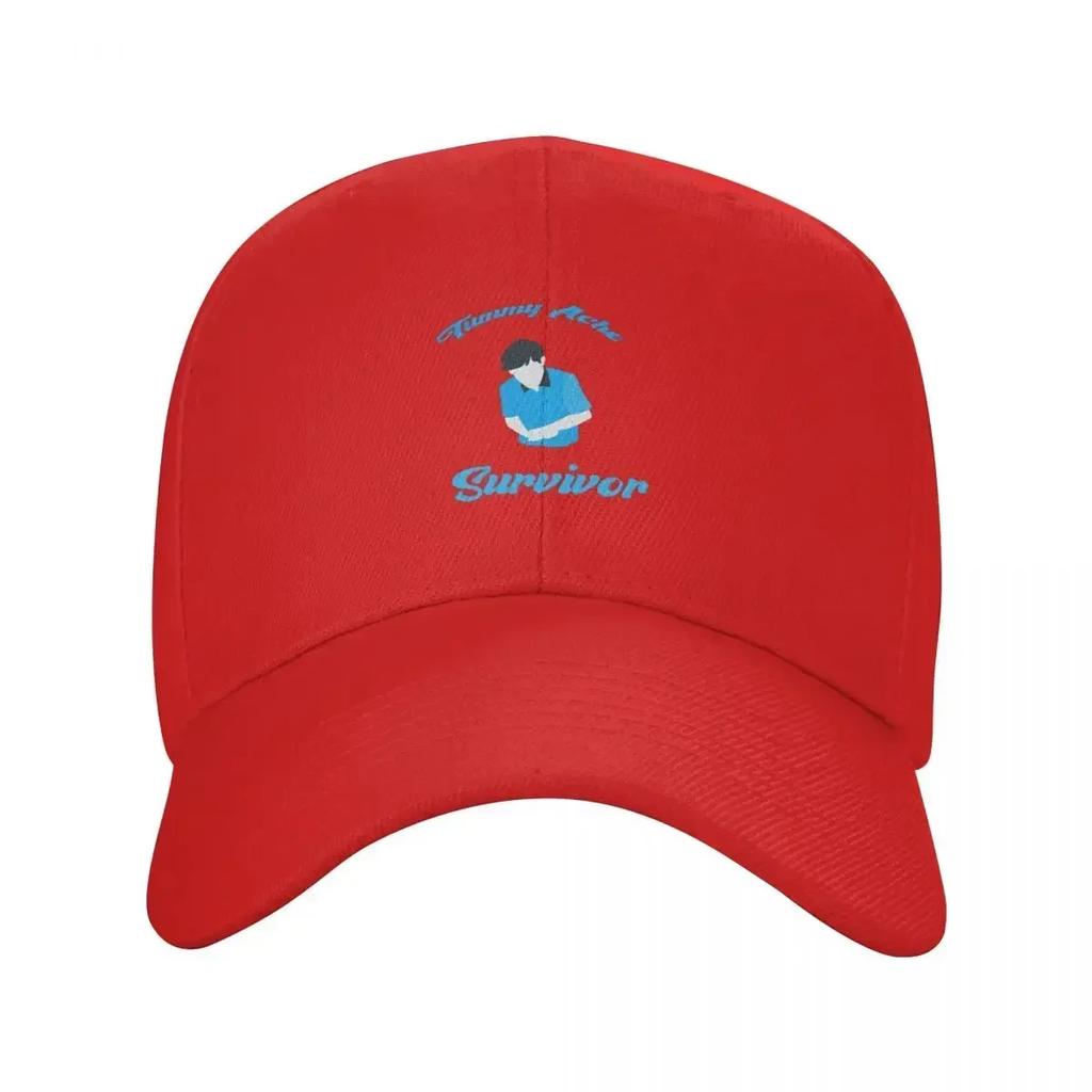 Tummy Ache Survivor Funny Tummy Ache Survivor Gift For Mom Dad Brother Sister Family Baseball Cap Hood Male Womens