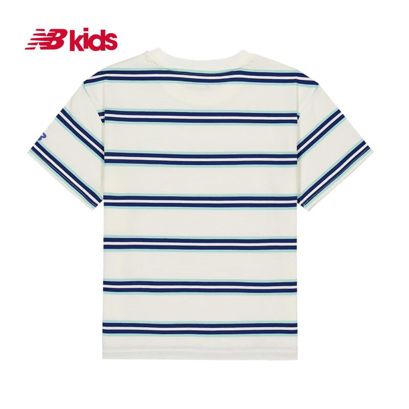 New Balance T-shirt rayé à manches courtes pour enfants