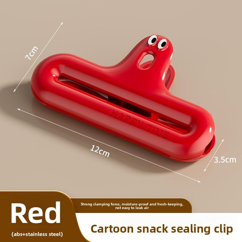 Household Snack Sealing Clips Sealing Clips Kitchen Restaurant Food Moisture-proof Sealing Artifact Creative Cartoon Plastic Clips