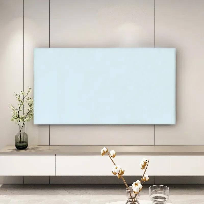 32/85 Inch TV Hood Dust-Proof Cover Solid Color Elastic Household LCD Dust Cover Dustproof and Sun Protection TV Dust Cloth