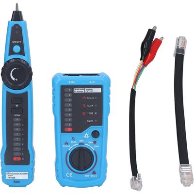 RJ11 and RJ45 Network Cable Tester,Ethernet Wire Finder,Cable Mapper,Continuity Test,Portable Network LAN Cable Tester  with Quick Positioning