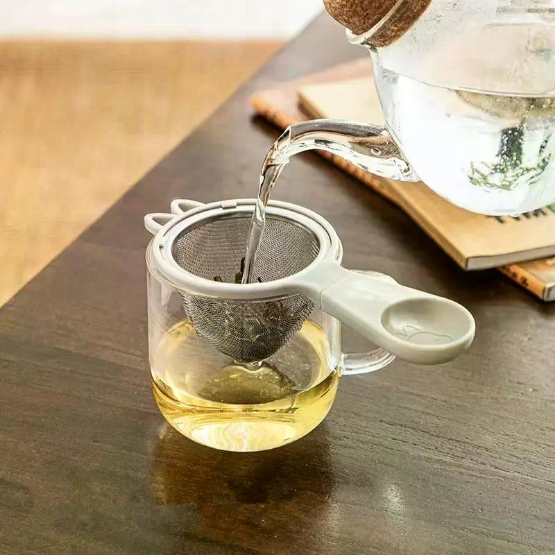 Stainless Steel Fine Matcha Strainer With Binaural 7.5cm Diameter Mini Fine Mesh Sieve Tea Strainers Coffee Flour Kitchen Filter