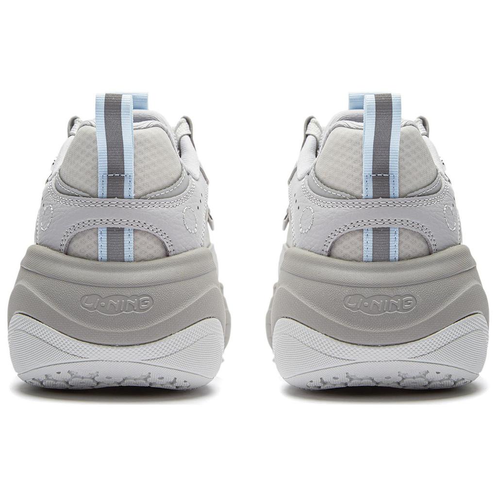 New LiNing Honey Cushioning Wear-Resistant Low-Top Casual Shoes Women's Gray AGCU246-2