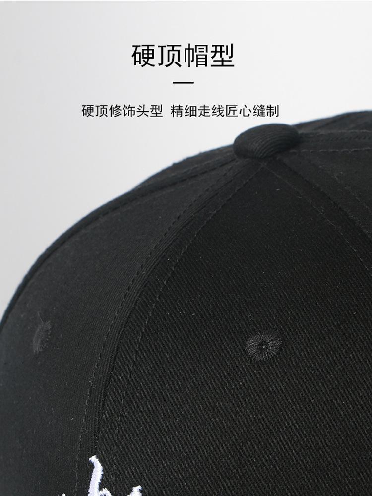 2025 New Chinese Style Embroidery National Men's Hat Fashion Cap Ins Stream Baseball Cap Women Show Small Face