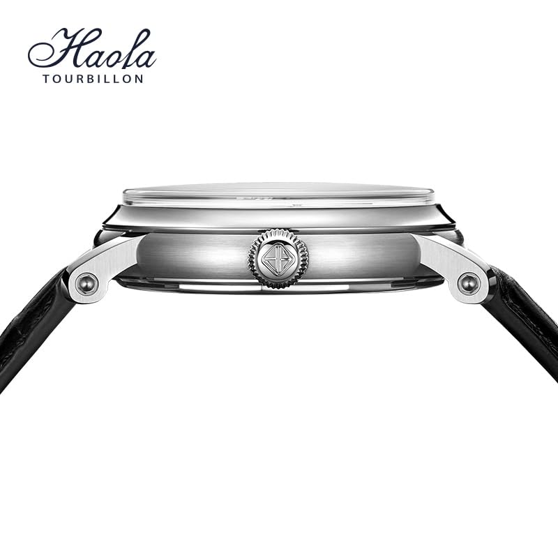 Montre Tourbillon HAOFA Cadran Romain Mécanique Remontage Manuel Rétro Luxe Élégant Verre Saphir Populaire Étanche Homme Homme