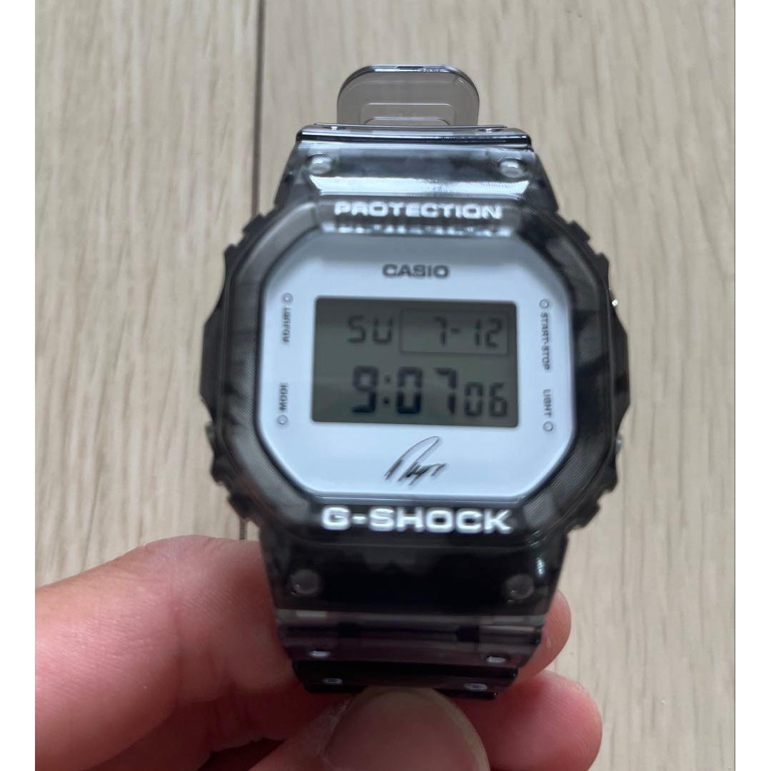 Used Oni limited item Ryo Ishikawa modelCASIO G-SHOCK digital watch skeleton