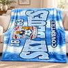 Coventry City F.C. couverture Couverture en flanelle Douce Confortable Peluche Jeté pour Canapé Lit Léger Décoration de Maison Camping en plein air