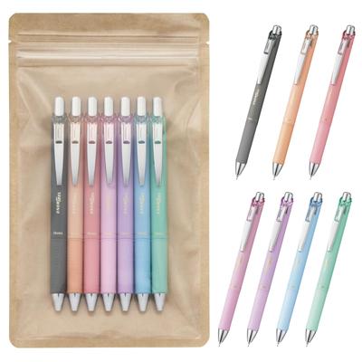 PENTEL EnerGel Kohare Długopis Żelowy Edycja Limitowana Zestaw 0,5 mm 7 Kolorów BLN75KH-7STH