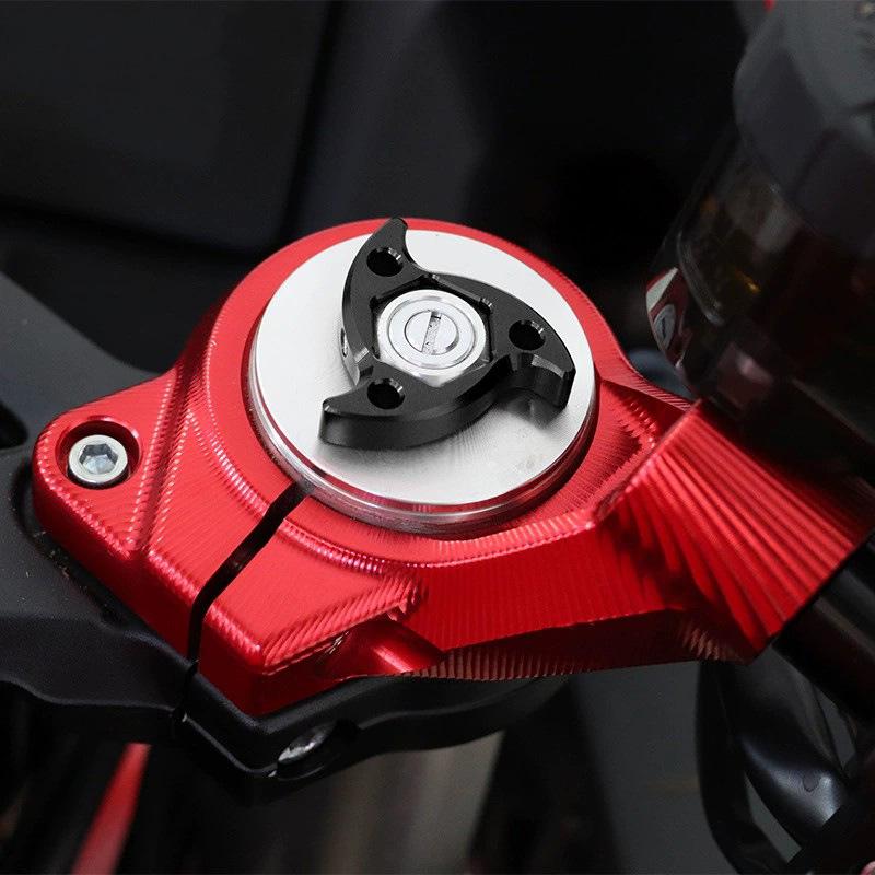 Qianjiang Sai 350 Chase 350 Vorderradstoßdämpfer-Versteller Zierabdeckung und Schrauben