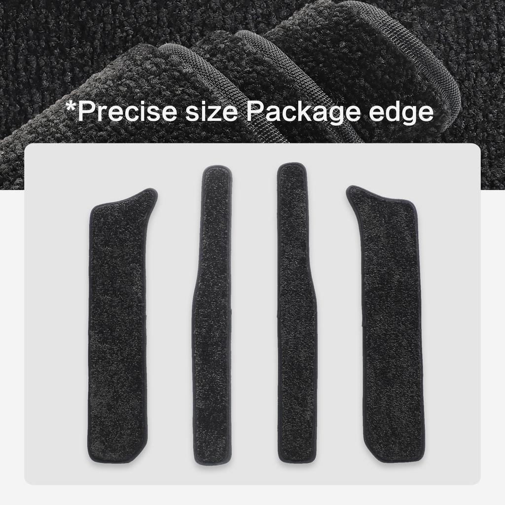 For MITSUBISHI Delica Mini Ek Cross/EV/Wagon/space Car Door Sill Protect Carpet Floor Mats Foot Pads Non-Slip Pad 4pcs/Set