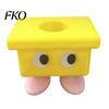 3D Printed Toothbrush Holder Cartoon Stool Holder, Waterproof Moisture-Proof Cute Durable Bathroom Compact Storage Organizer for