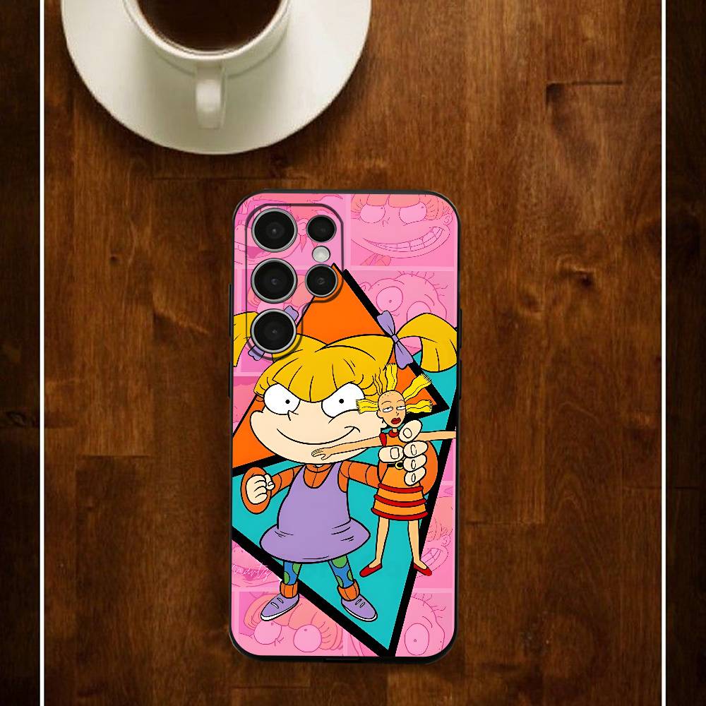 Rugrats Cartoon Phone Case For Samsung S24 25 23 22 21 20 Plus Ultra 5G Lite Shockproof Cover