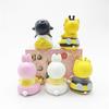 Cute Pvc Animal Costume Figurine Series 3 Rabbit Penguin Bee Collectible Blind Box
