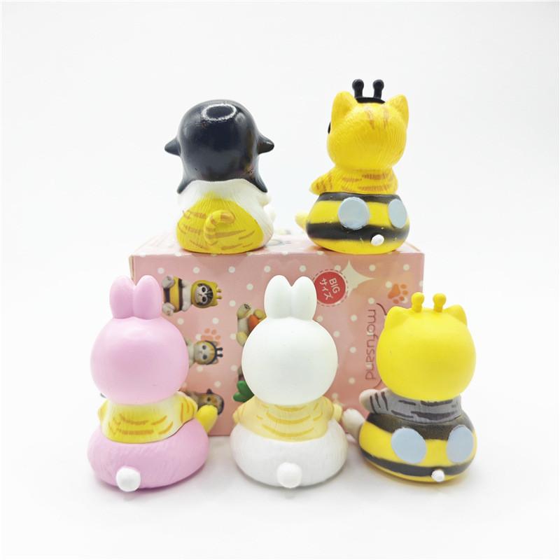 Adorable Animal Costume Series 3 Rabbit Penguin Bee Headgear Figurine Collection