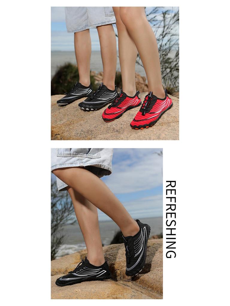 2025 New Outdoor Five-Finger Creek Shoes – Non-Slip, Breathable, Quick-Drying for Beach, Wading, and Yoga. Perfect for Couples.