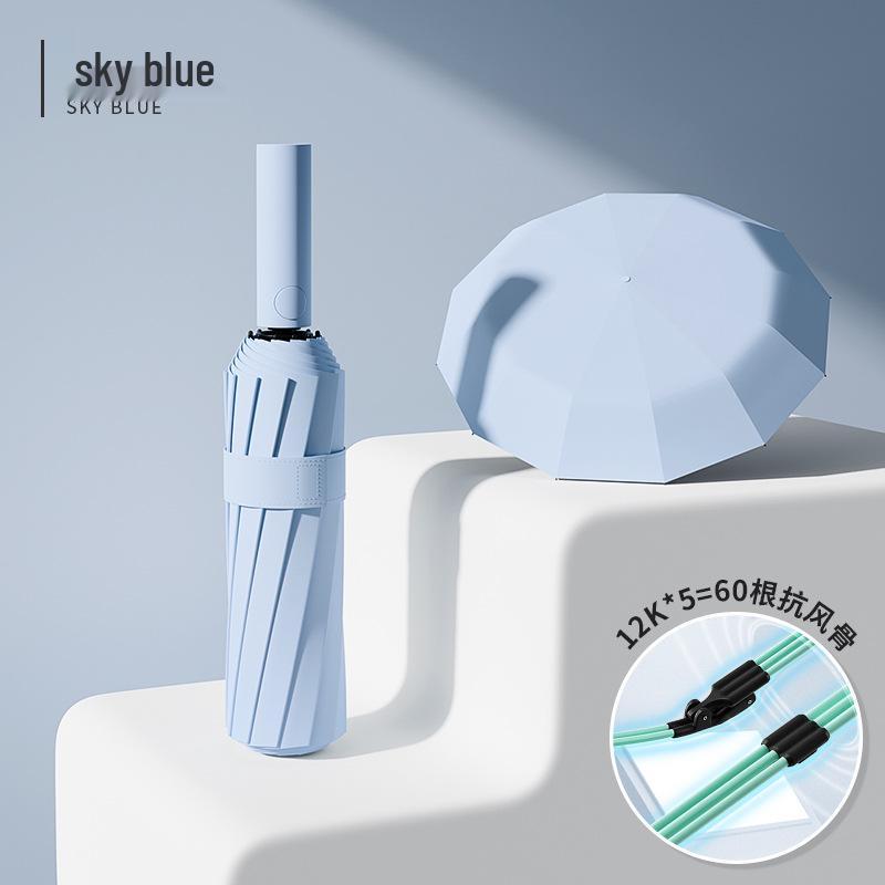 Extra Large Automatic Umbrella with Reinforced Anti-UV Sun Protection and Custom Print