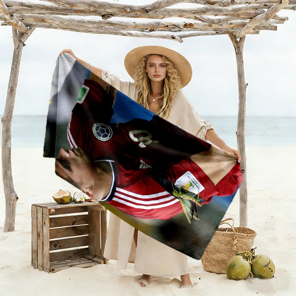 Football Match Progress Beach Towel Super Soft & Absorbent Comfortable Lightweight