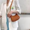 Fashion Casual Solid Color Shoulder Bag For Women High Quality PU Leather Underarm Bag